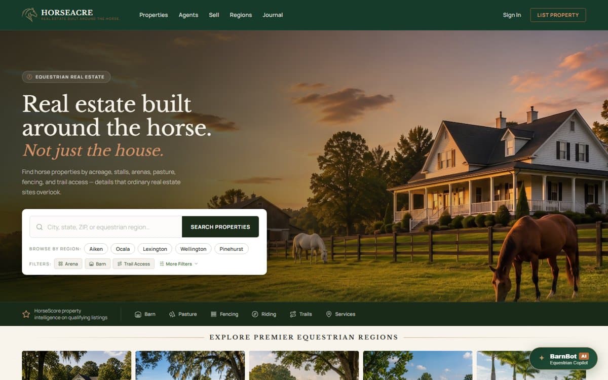 HorseAcre website