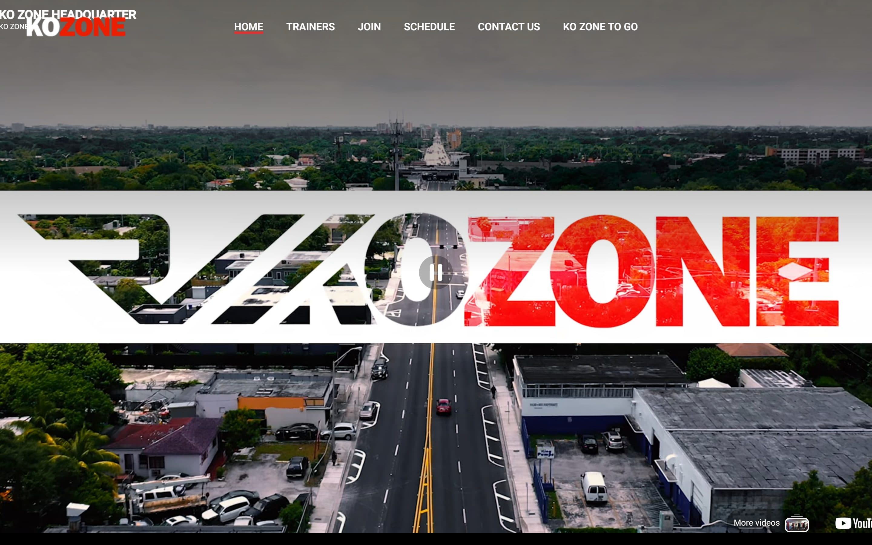 KO Zone USA website