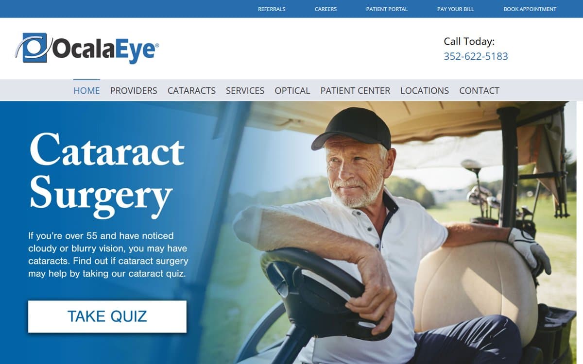 Ocala Eye website