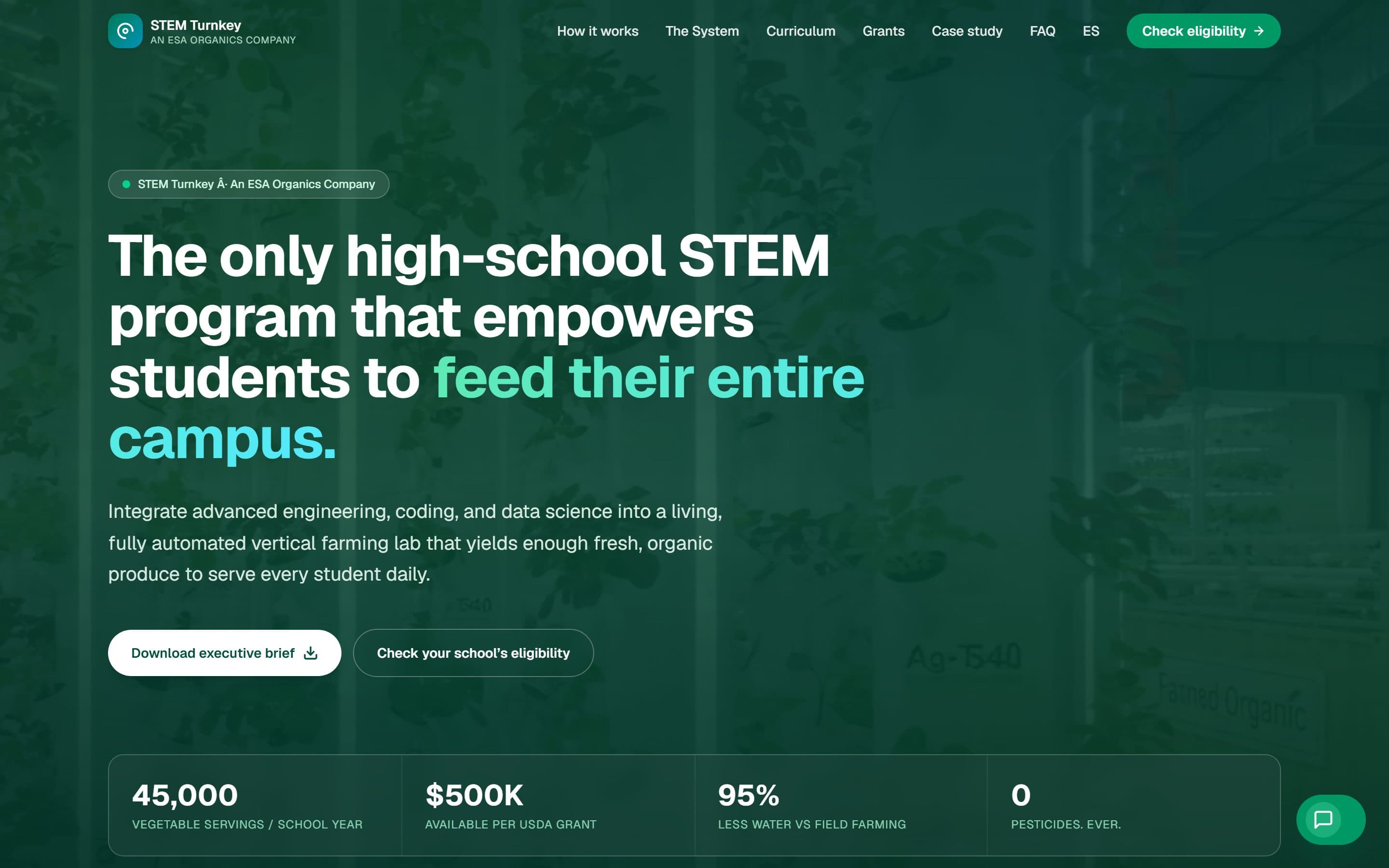 Organic Aqua Fresh — STEM website