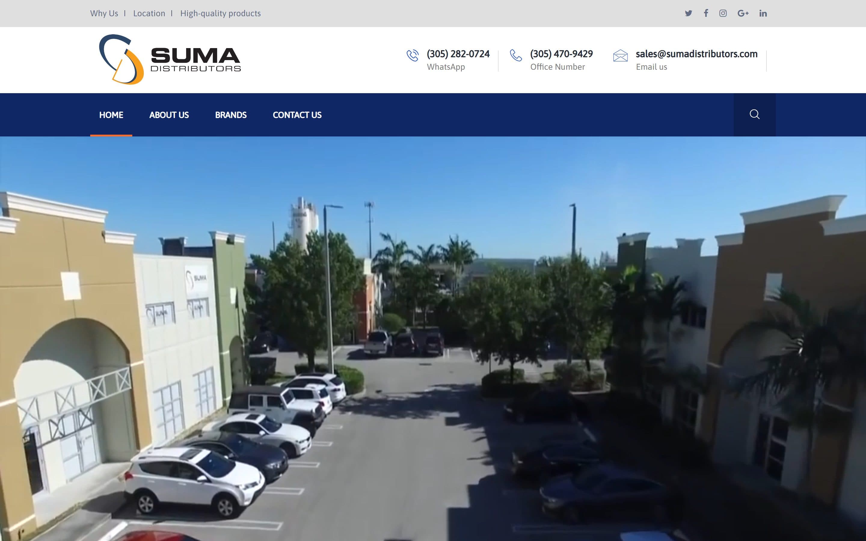 Suma Distributors website