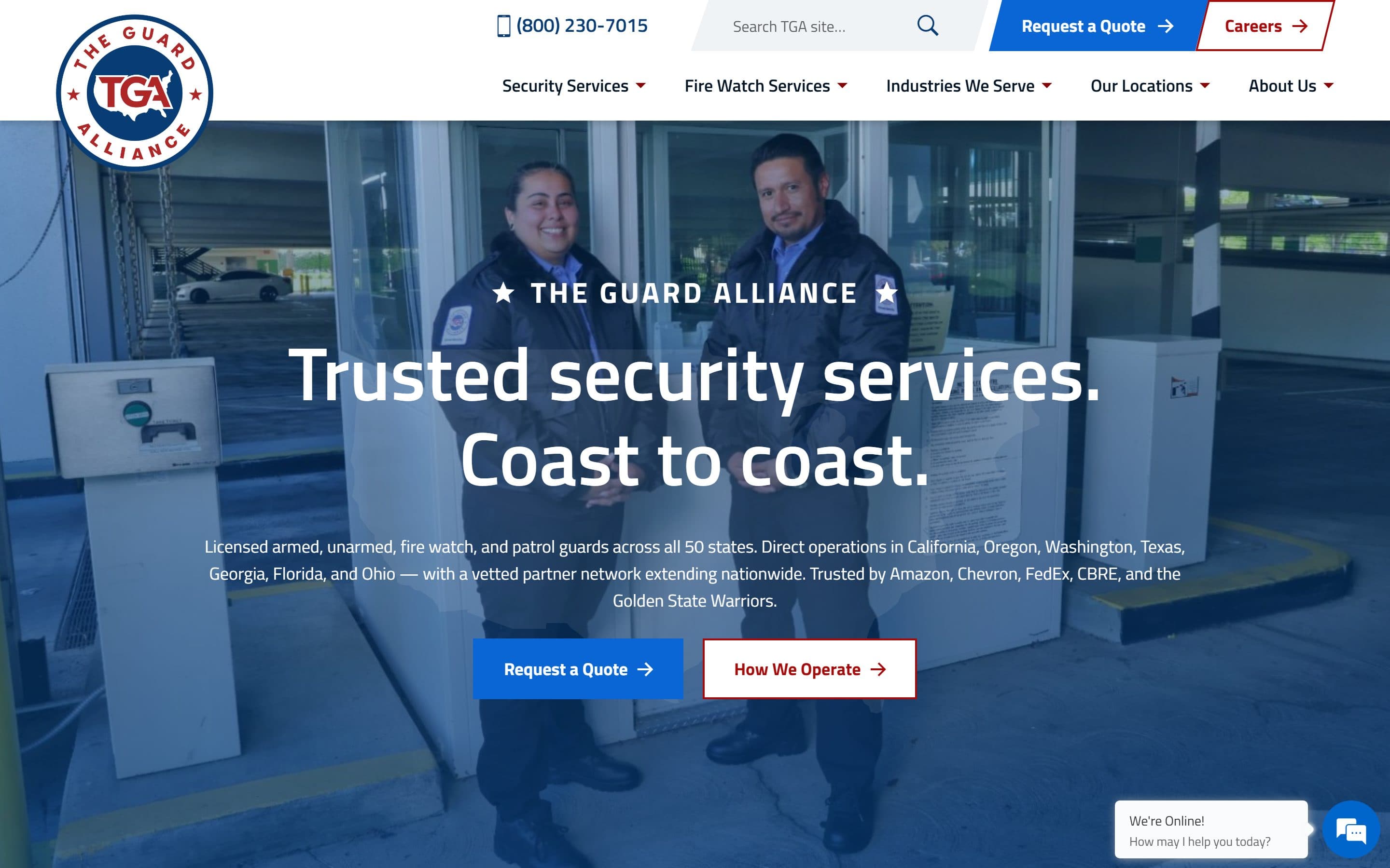 The Guard Alliance website